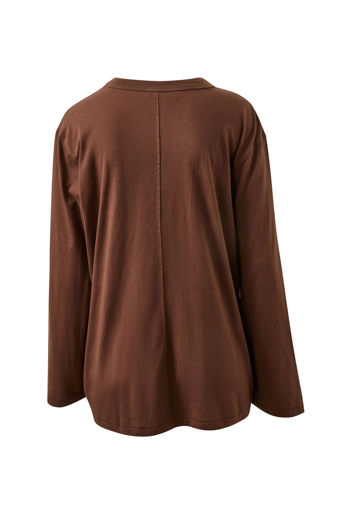 Finn Oversized Long Sleeve - Chocolate