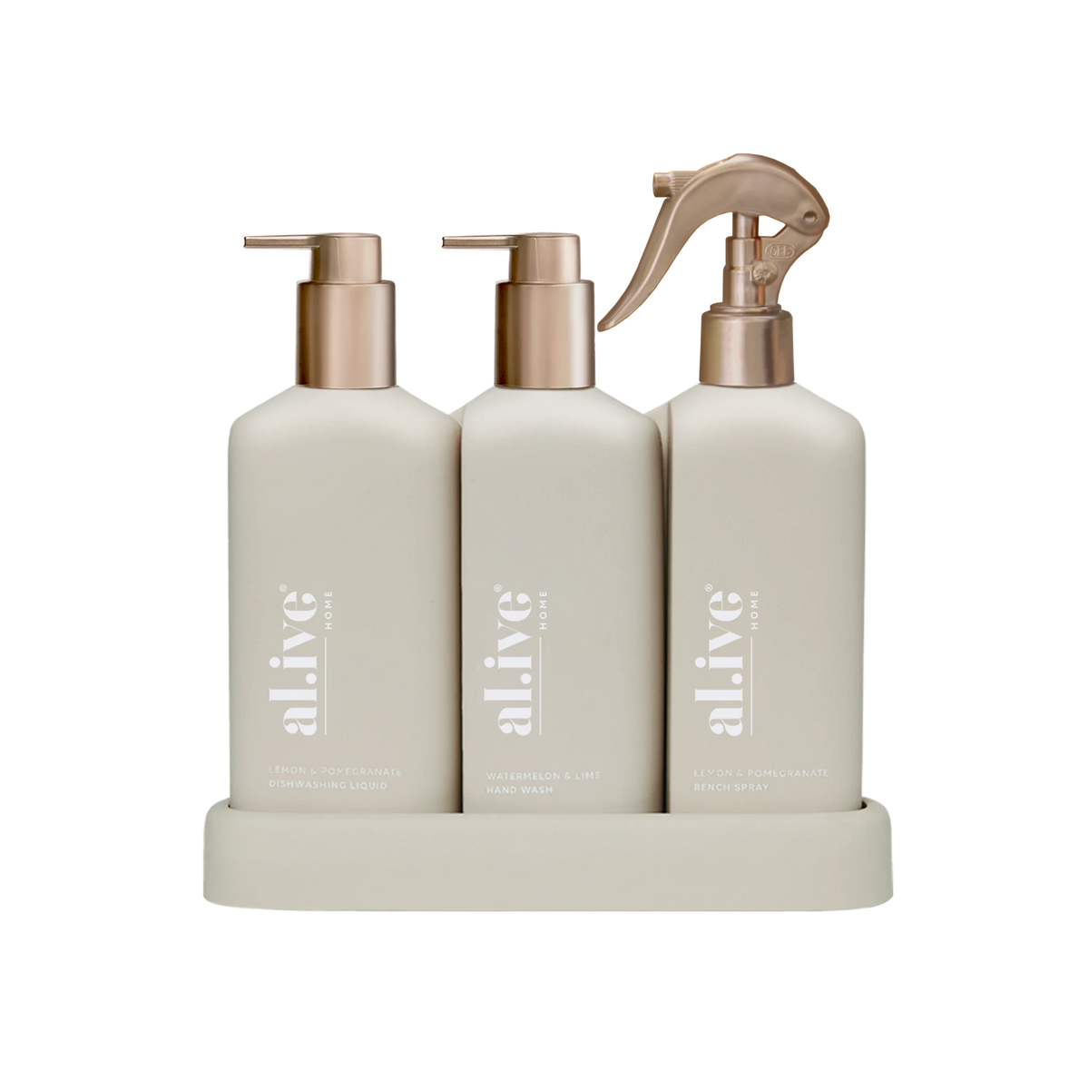 Stone Kitchen Trio | Bronze Edition - Lemon & Pomegranate + Watermelon & Lime