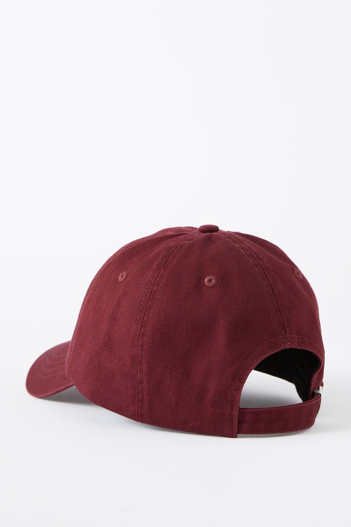 Burgundy Monogram Cap