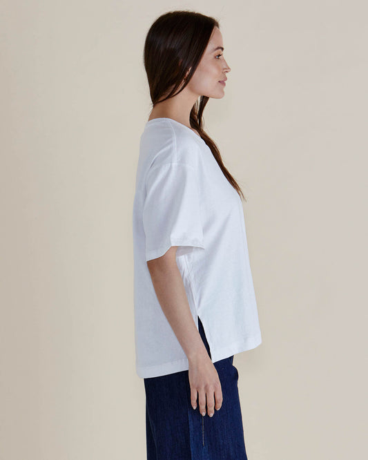 Relax Boxy Tee - White