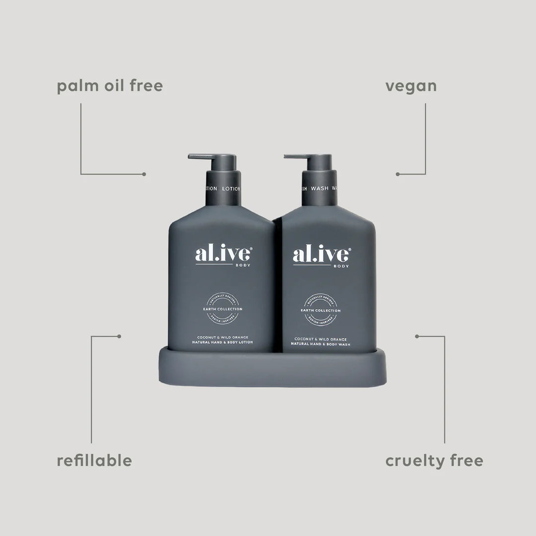 Wash & Lotion Duo - Coconut/Wild Orange - al.ive body