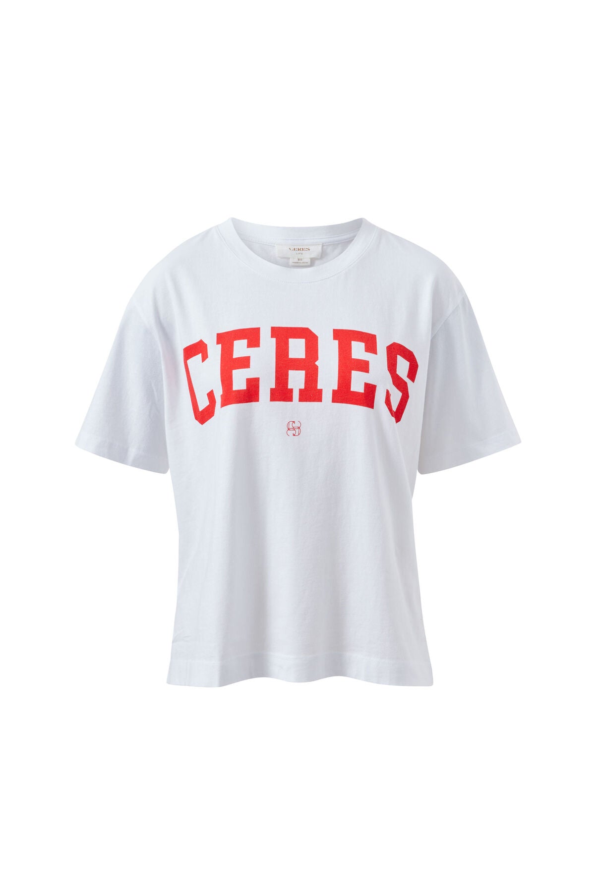 Stevie Tee - White Red Varsity