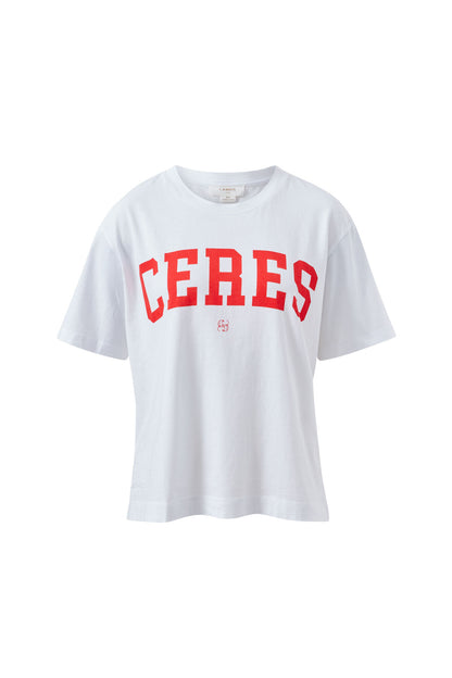 Stevie Tee - White Red Varsity