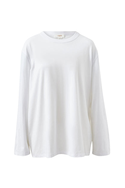 Finn Oversized Long Sleeve - White
