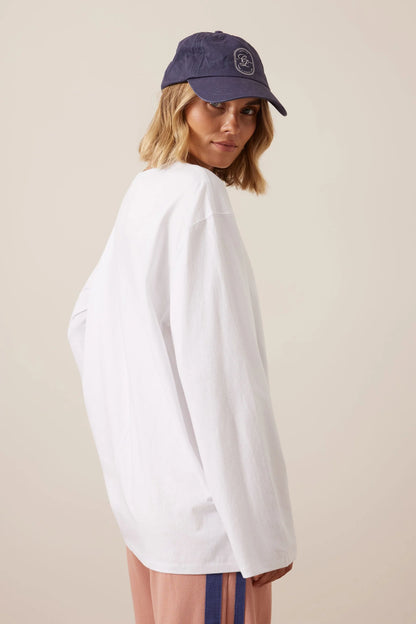 Finn Oversized Long Sleeve - White