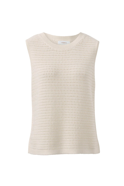 Maddy Mesh Knit - Milk