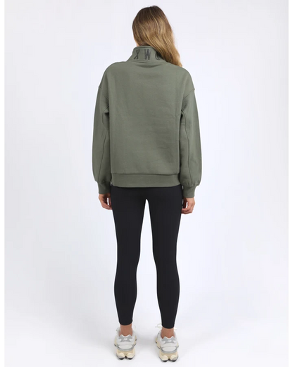 College Zip Crew - Khaki