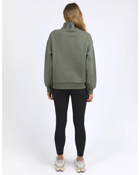 College Zip Crew - Khaki