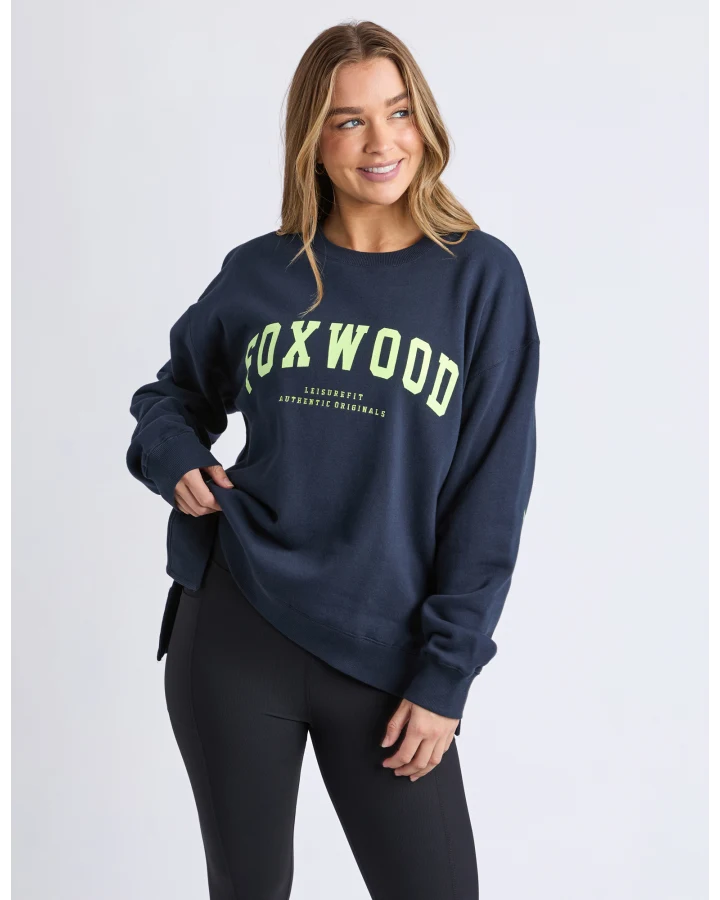 Interval Crew - Navy/Neon Yellow