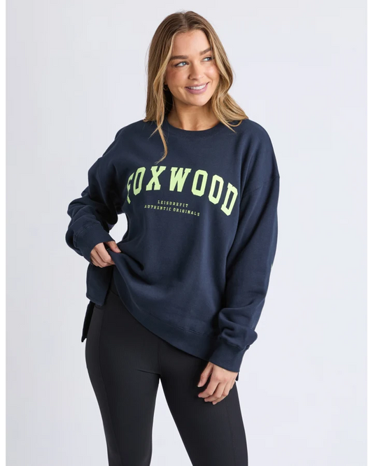Interval Crew - Navy/Neon Yellow