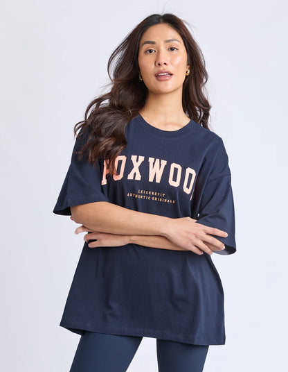 Interval Tee - Orange/ Navy