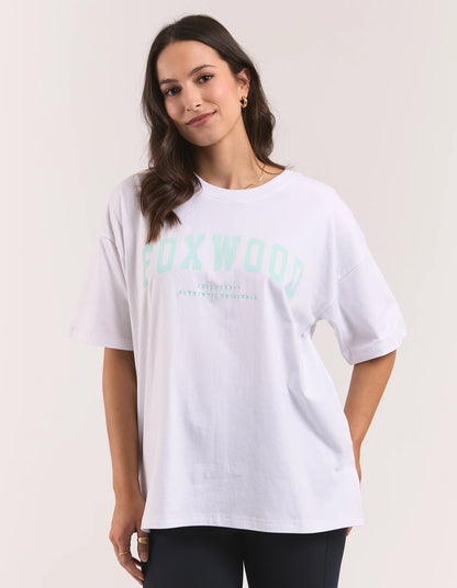 Interval Tee - White/Mint