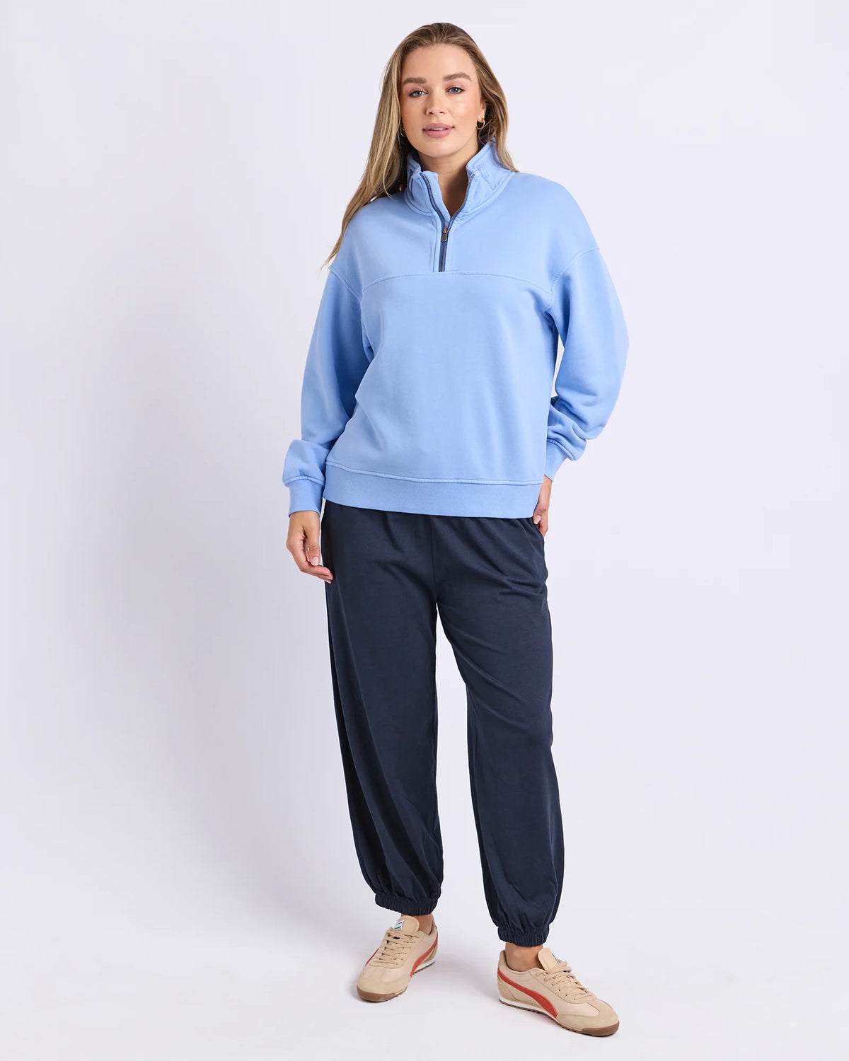 College Zip Crew - Bluebell