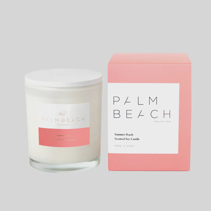 Summer Peach 420g Candle - Palm Beach