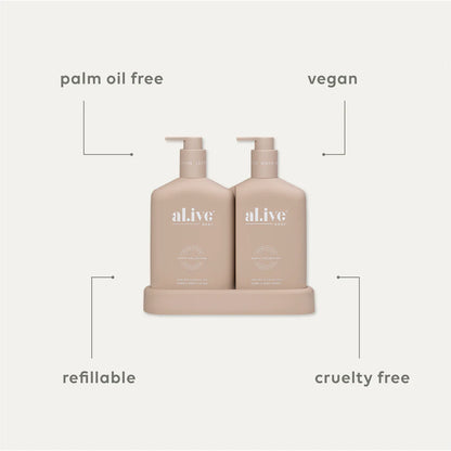 Wash & Lotion Duo - Apricot/Sweet Fig - al.ive body