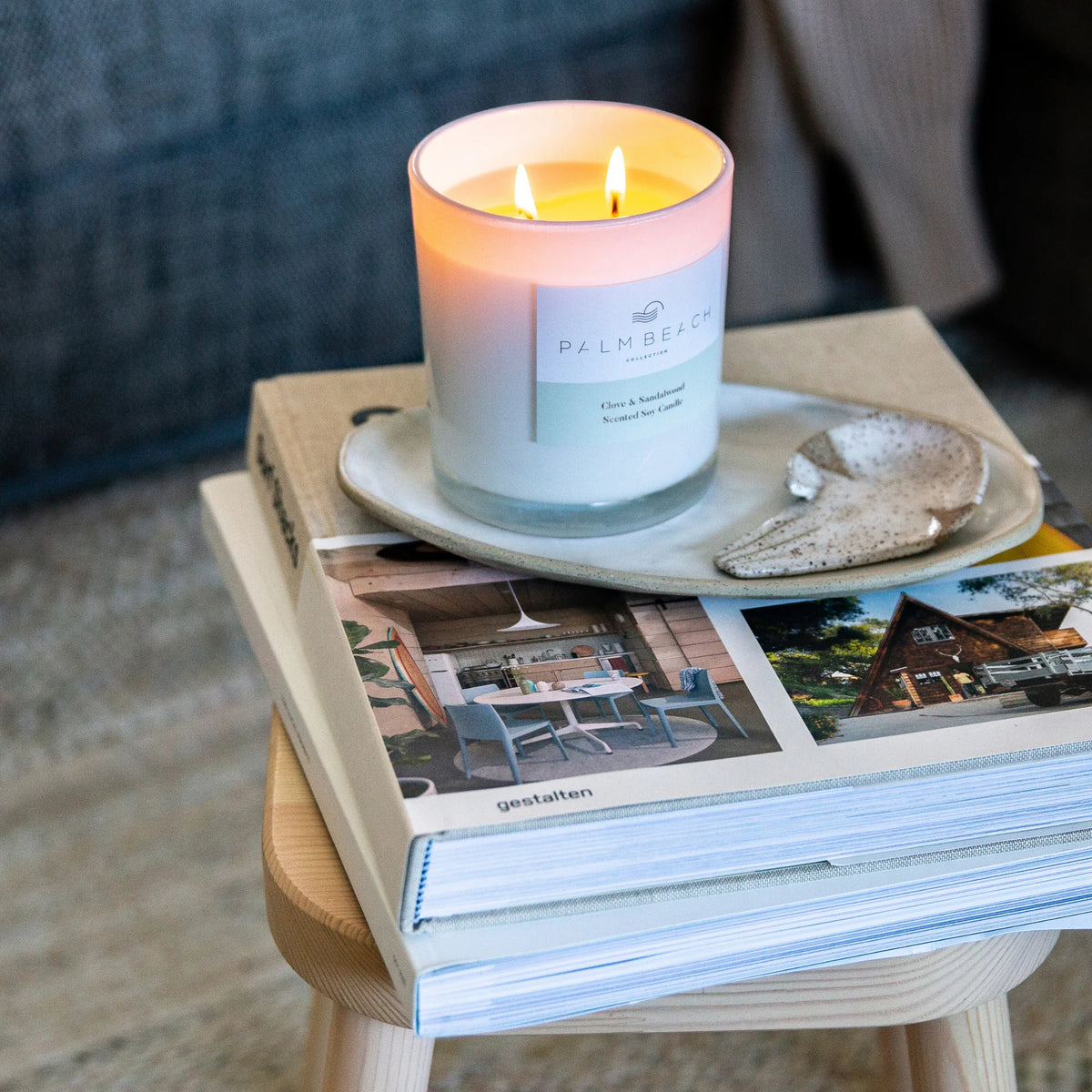 Clove & Sandlewood 90g Candle - Palm Beach