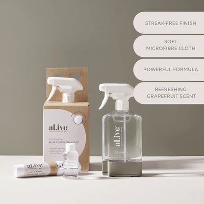 Glass & Mirror Cleaning Kit - al.ive body