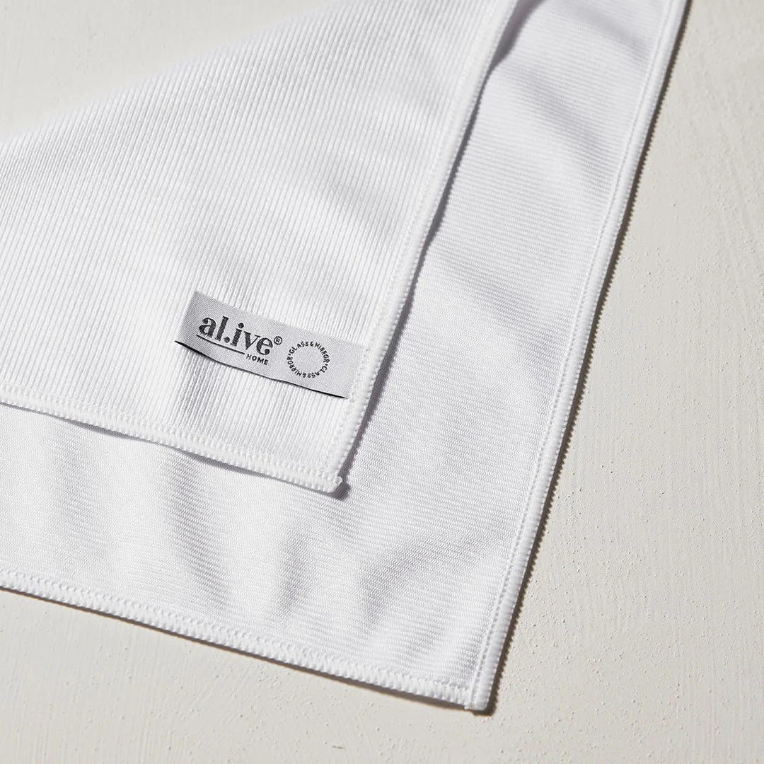 Glass & Mirror Microfibre Cloth - al.ive body