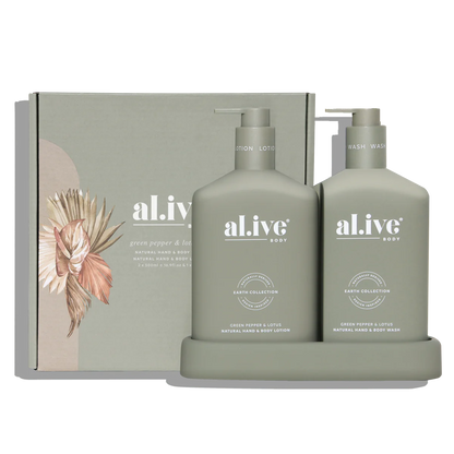 Wash & Lotion Duo - Green Pepper/Lotus (discontinued scent)