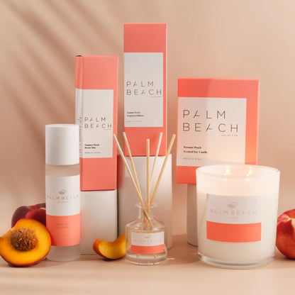 Summer Peach 420g Candle - Palm Beach
