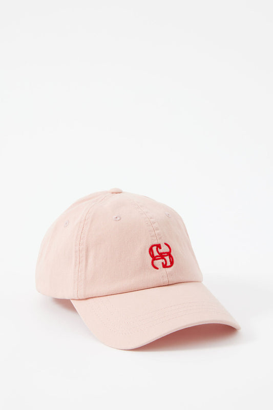 Pip Everyday Cap - Pink/Red Embroidery