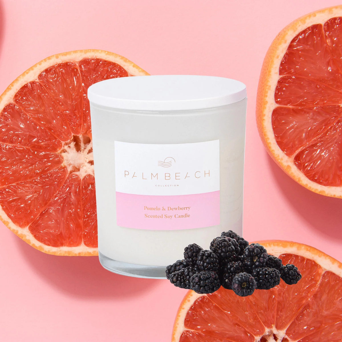 Pomelo & Dewberry 420g Candle - Palm Beach