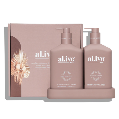 Wash & Lotion Duo - Raspberry Blossom/Juniper - al.ive body