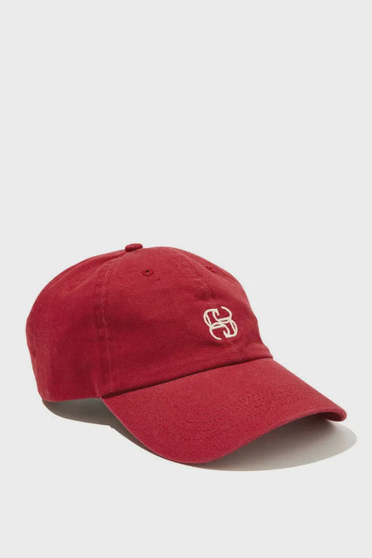 Red Monogram Cap