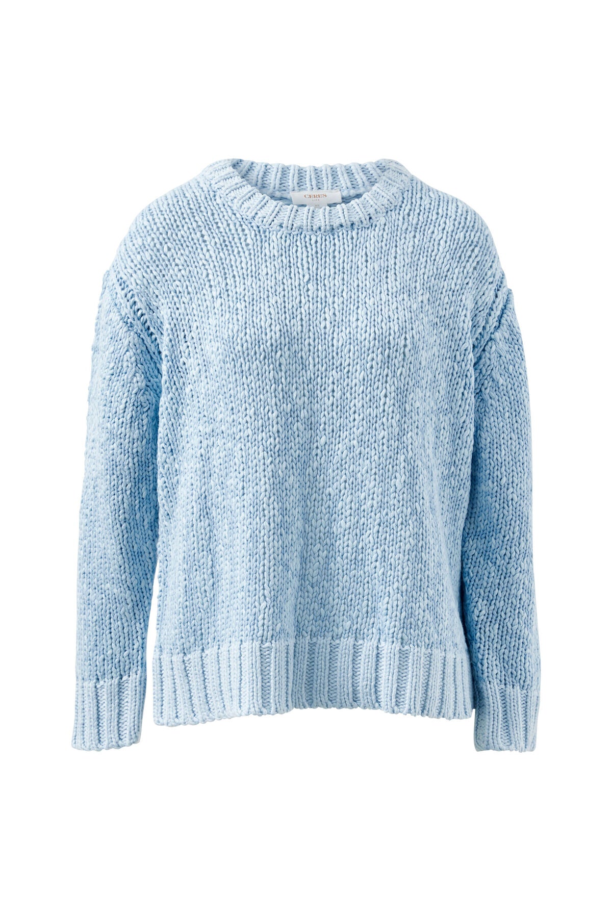 Sage Chunky Knit - Sky Blue
