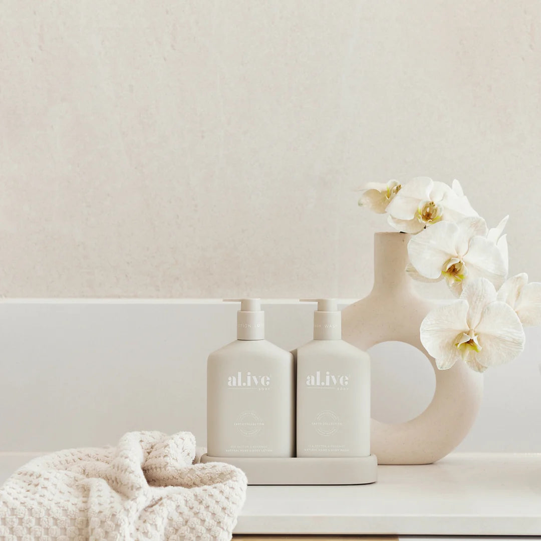 Wash & Lotion Duo - Sea Cotton/Coconut - al.ive body