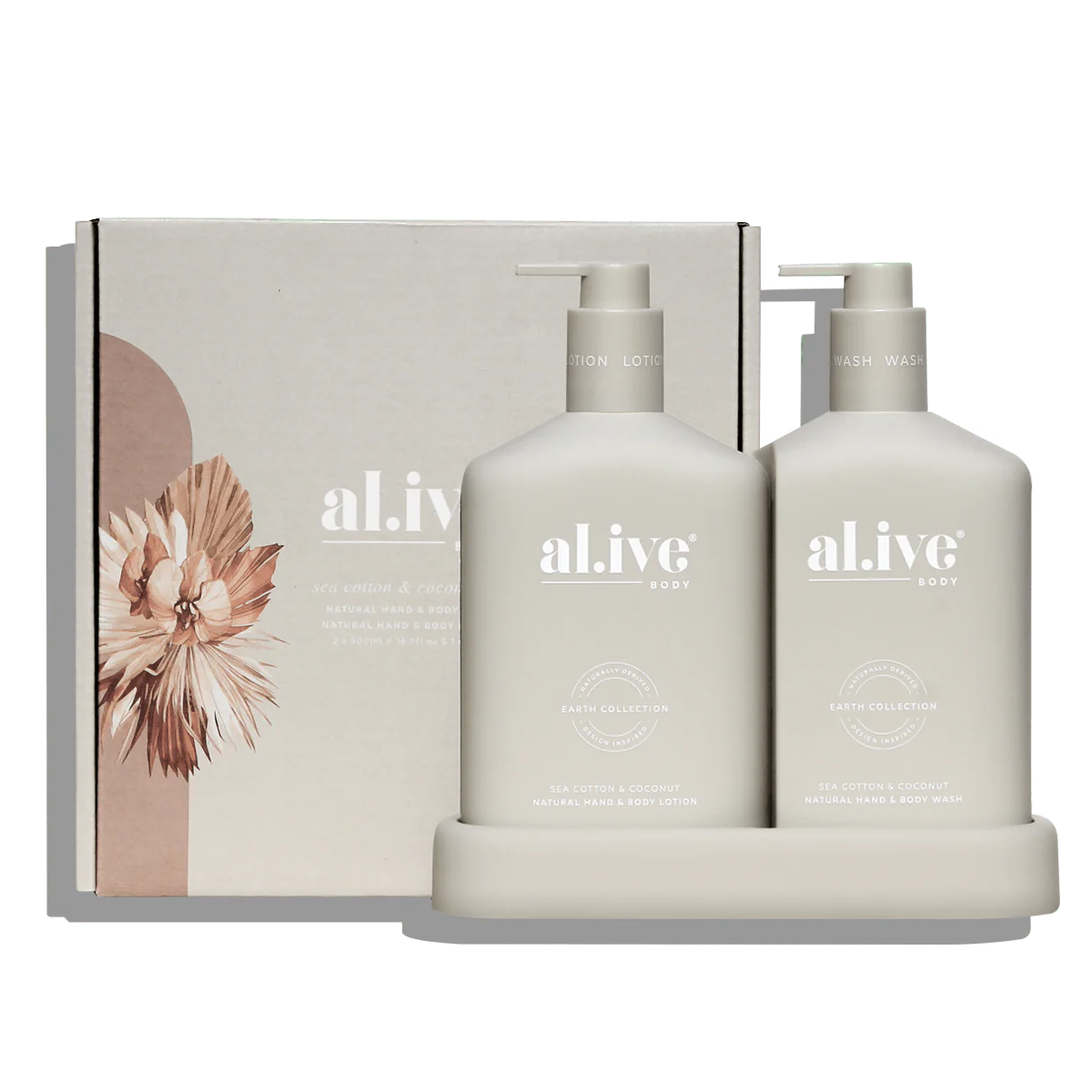 Wash & Lotion Duo - Sea Cotton/Coconut - al.ive body