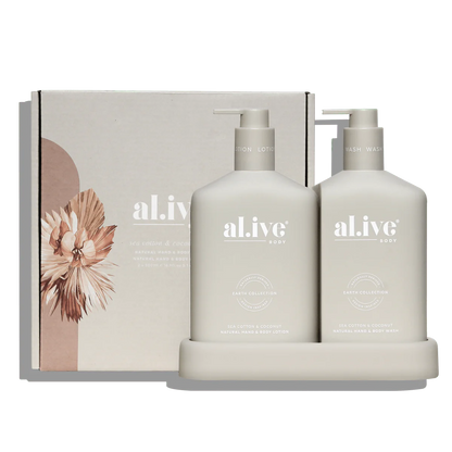 Wash & Lotion Duo - Sea Cotton/Coconut - al.ive body