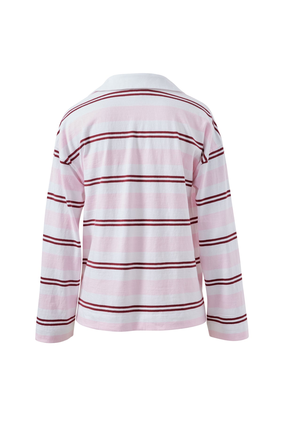 Shelby Rugby Top - Mulberry Stripe