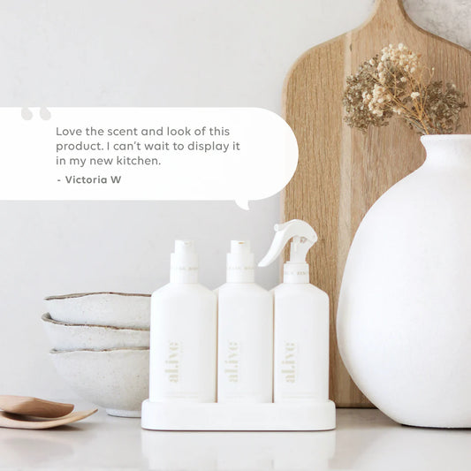 Kitchen Trio - Lemon Myrtle & Honeydew - al.ive body