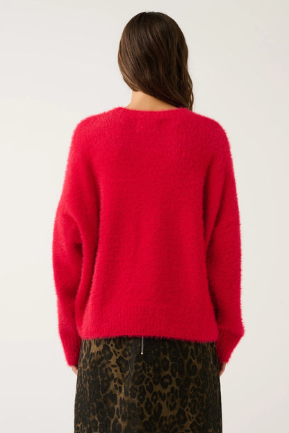 Ayla Sweater - Scarlett Red